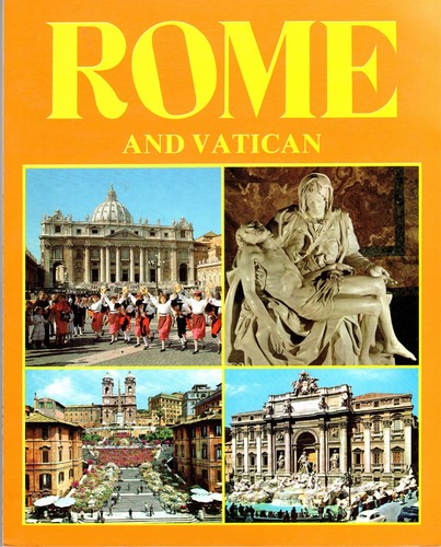 1993 Plurigraf Rome and Vatican Pictorial History + Posters Map Book - Picture 2 of 2