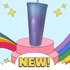 Nwt Starbucks Purple Studded Tumbler