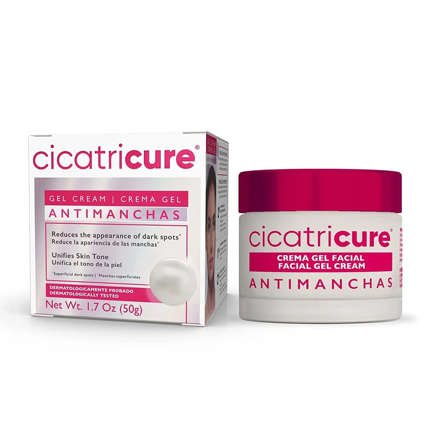 Cicatricure Antimanchas Brightening Face Moisturizing Gel Cream (1.7 fl oz)
