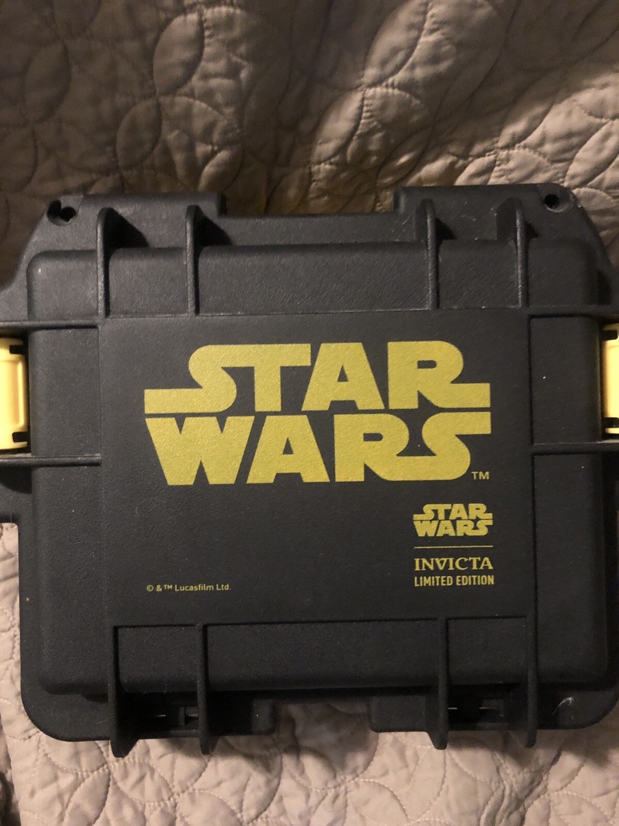 Invicta 52mm Star Wars With Case BOBA Fett Tachymeter Watch Model  