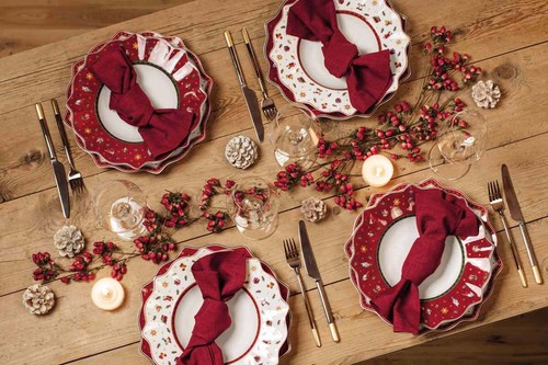 Villeroy & Boch Toy's Delight Teller-Set 8-teilig Weihnachts-Geschirr für 4 Pers - Bild 6 von 7