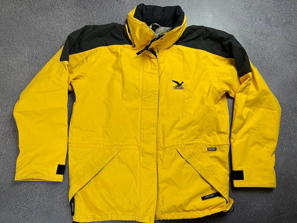 Salewa Gore Tex Yellow Water proof jacket size S | eBay