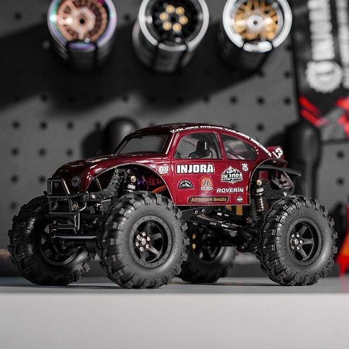 INJORA BUG24 Body with Roll Cage for 1/24 SCX24 C10 JLU Bronco Base Camp 4Runner - Picture 34 of 35