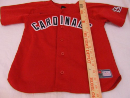 YOUTH SIZE 6 BUNDLE MLB Nike St. Louis Cardinals Jersey & Nike Zip Jacket 2 QTY - Picture 3 of 12
