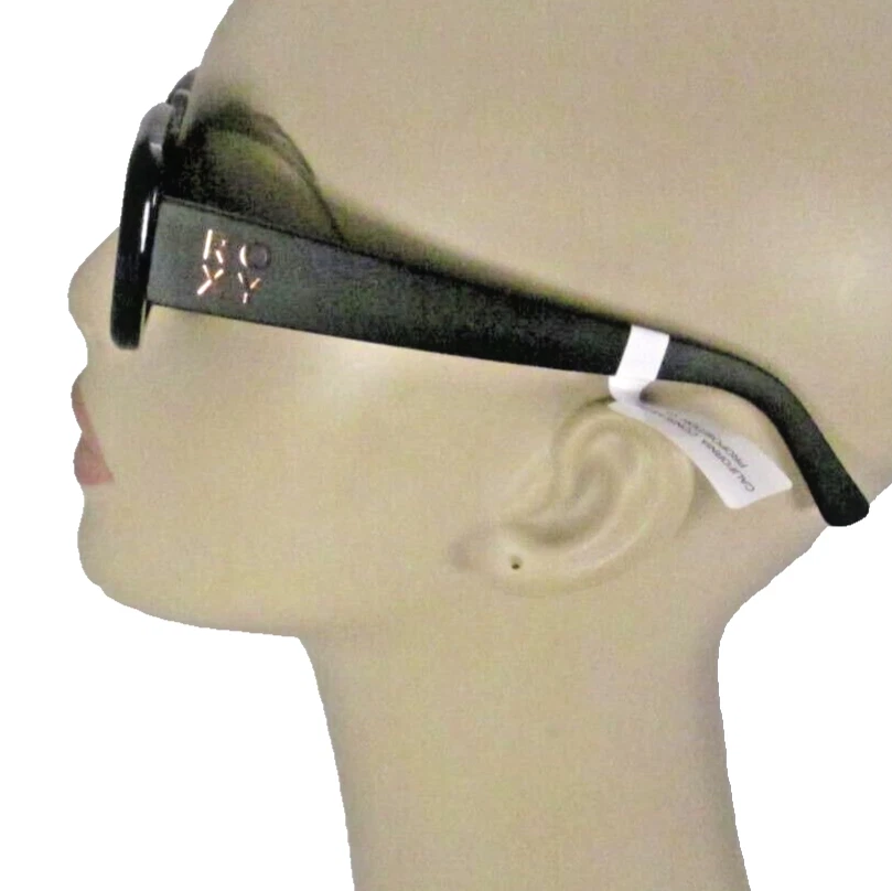 Gafas de sol ROXY estrechas negras ojos de gato lentes de humo RS3009OP-001 Foto 2 de 4