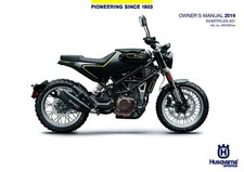 Husqvarna Owners Manual Book Guide 2019 SVARTPILEN 401 US