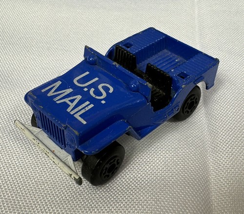 VTG 1978 Matchbox Superfast No 5 U.S. Mail Truck Jeep Lesney Made In England T36 - Picture 2 of 14