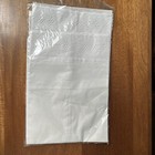 New Embroidered Lace PillowCase White Cotton Sateen Standard Case 2 Pack