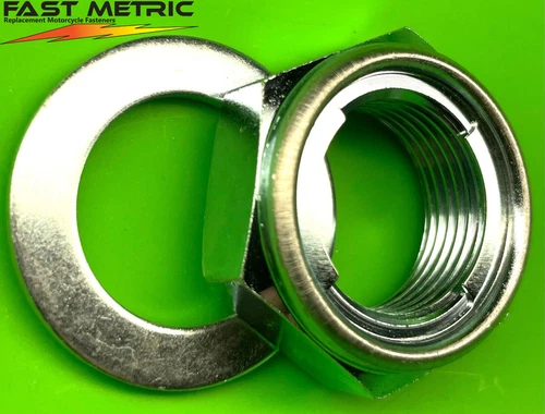 Rear axle nut for KX250F and KX450F 2015-current models. Replaces #92210-0939