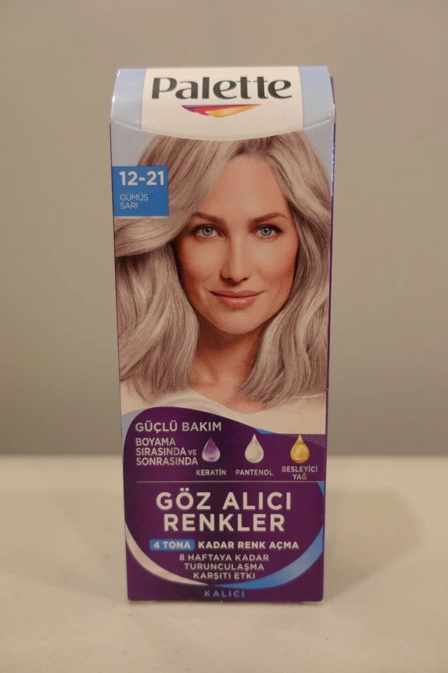 Paleta Schwarzkopf Göz Alıcı Renkler 12-21 Gümüş Sarı (Silver Ash Blonde) Foto 2 de 4