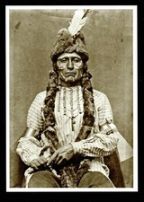 ⫸ 934 Postcard BLACK TONGUE, Cheyenne, Dog Soldier – Photo William Richard Cross