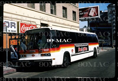 RTD-SCRTD. GM RTS BUS #8691. Los Angeles (CA). Original Slide 1987. | eBay
