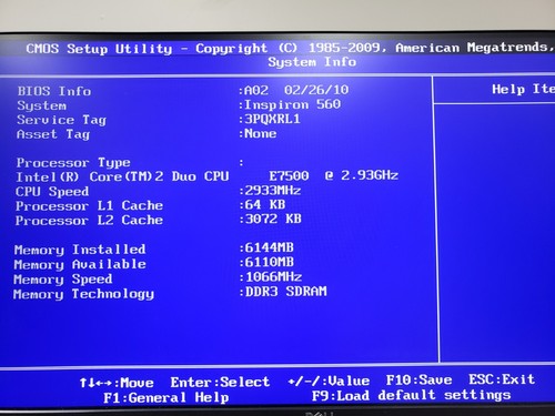 Dell Inspiron 560 G43T-DM1 Motherboard LGA 775 DDR3 18D1Y W/ Intel Pentium E5700 - Zdjęcie 8 z 8