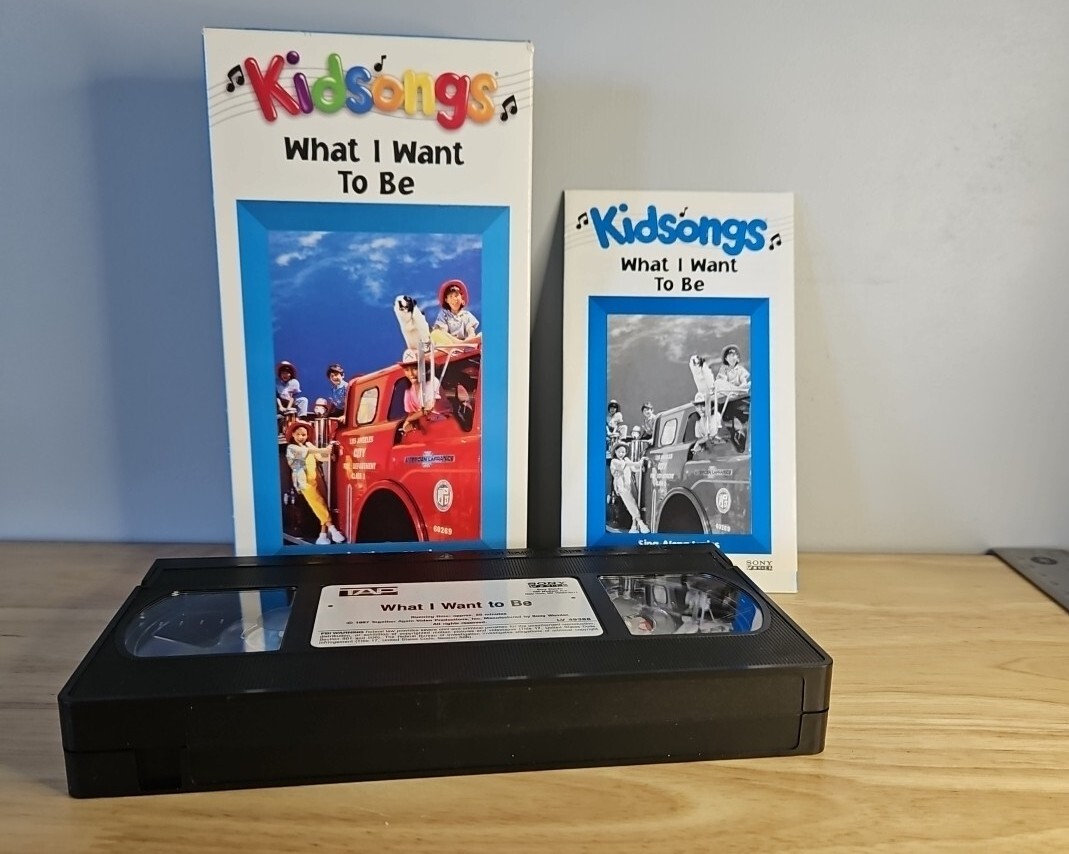 Kidsongs What I Want To Be Vhs Kidsongs - What I Want to Be (VHS, 1987) Ages 2-7 Tested 74644938838| eBay