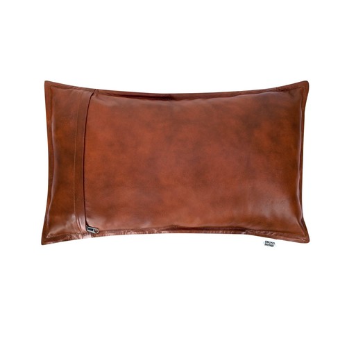 Lambskin Leather Rectangle Pillow Cover - Sofa Cushion Case - Decorative Thro... - Picture 4 of 8