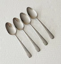 Oneida Thor Stainless USA OHS107 4 Teaspoon Floral Glossy