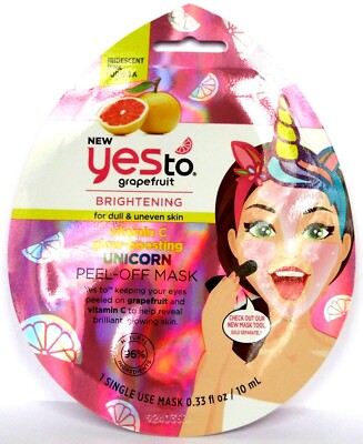 YES to Grapefruit Brightening Vitamin C Mask New