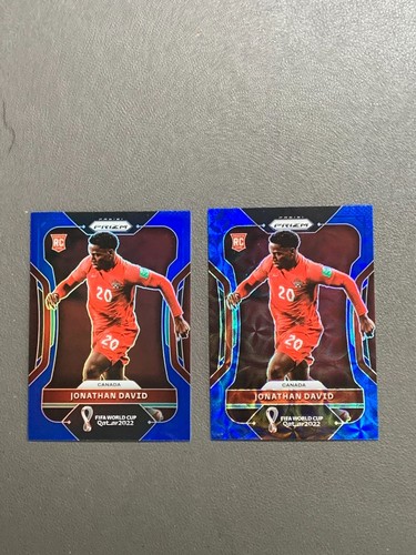 2022 Prizm World Cup JONATHAN DAVID Rc Blue Choice /135 /299