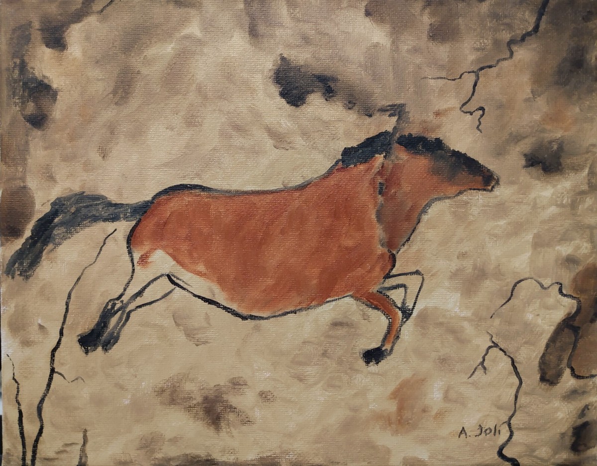 【P50号】good blue(cave) 油絵 oil painting K. Thomas 20 x 24 Original Oil Painting Signed Framed