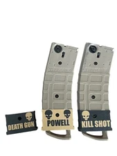 Tippmann TMC Custom Magazine Name Cover - Personalized Paintball Mag Name Plate