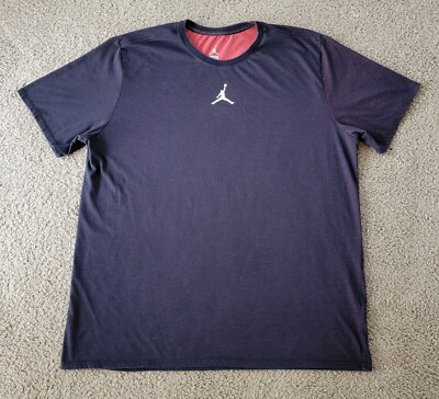 Nike Air Jordan T-Shirt Men's Motion Dri-Fit Pullover Crewneck Tee