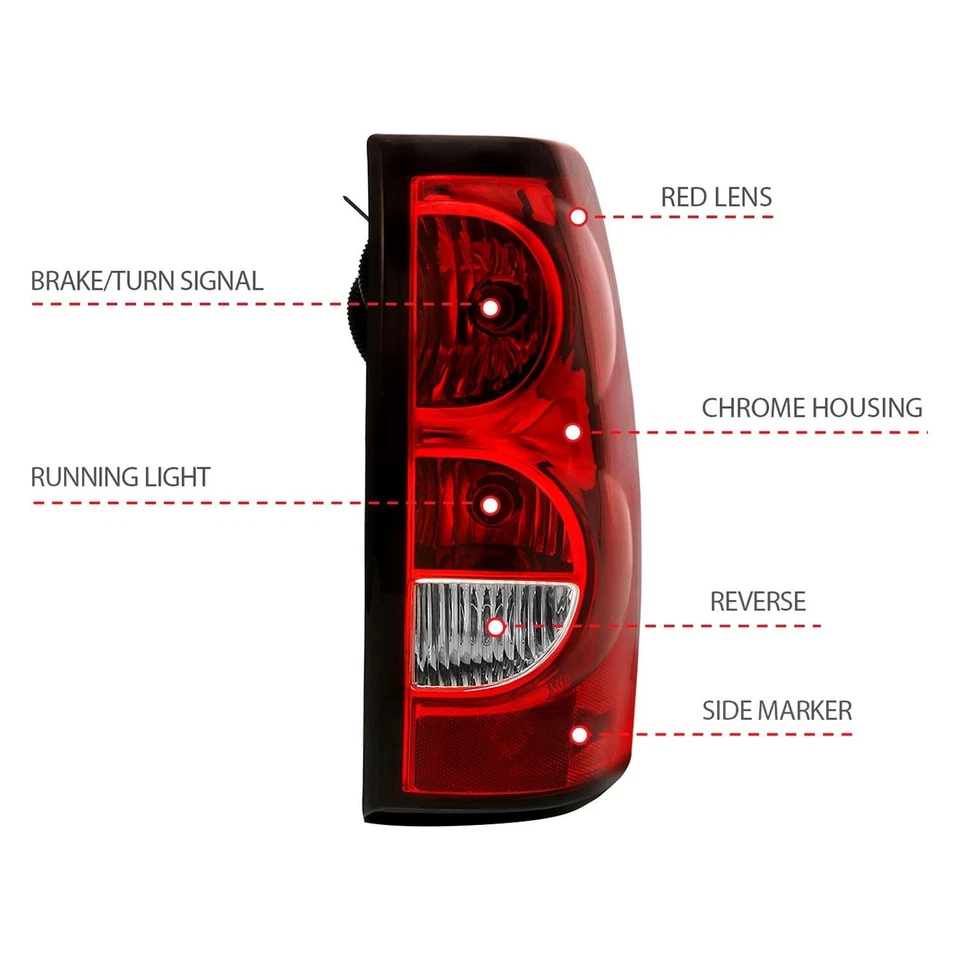 Задние фонари Anzo, США 311302 подходят для Chevrolet Silverado 1500 - Изображение 4 из 4