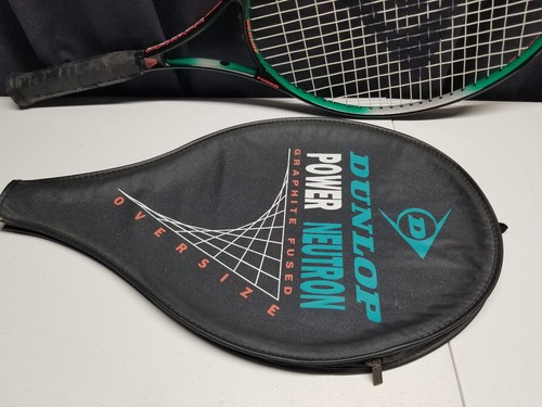 Dunlop Power Neutron Graphite Tennisschläger Racquet Oversized mit Koffer - Bild 2 von 8