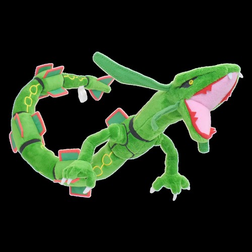 Rayquaza Drache grün Baumwolle weich Stofftier Anime Sammlerstück Plüschtiere Geschenk - Bild 5 von 18