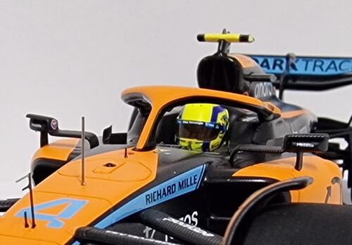 MODELLINO AUTO 1:18 F1 SPARK FORMULA 1 MCLAREN MERCEDES MCL36 L. NORRIS GP 2022 - Foto 7 di 15