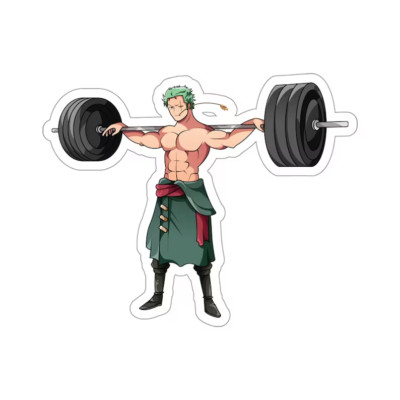 High Quality One Piece Zoro Anime Sticker - Waterproof Vinyl