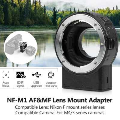 DHL Viltrox NF-M1 AF Lens Mount Adapter Support VR EXIF for Nikon F Mount Lens