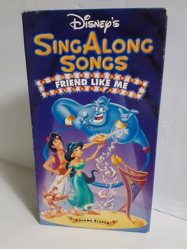 Vintage Disney Sing Along Songs VHS Tape Lot Friend Like Me and Circle of Life - Picture 8 of 12
