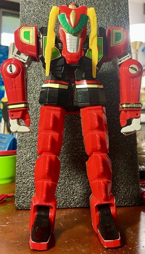 Red Dragon Thunderzord 1994 partial lot: robot, yellow griffon Zord - Picture 3 of 16