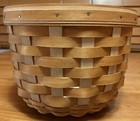 New ListingLongaberger Hostess 2004 At Home Garden Flora Basket w/2-Piece Protector Set