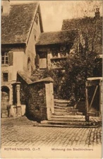 Old postcard postcard Rothenburg - apartment of the city church GERMANY (1074388)