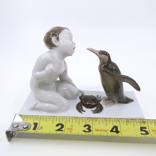 c1910 BROTNEID Ferdinand Leibermann Envy Child Penguin ROSENTHAL Kunstabteilung - Picture 6 of 9