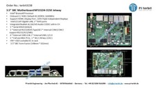 Jetway 3,5" SBC Scheda Madre NF531D4-3160, Processore Intel Braswell SoC