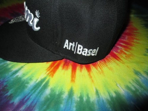 MIAMI ART BASEL EMBROIDERED CANNABIS POT LEAF HIGH ART CALIFORNIA GROWN HAT CAP - Picture 4 of 6