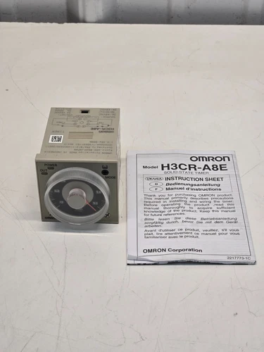Omron H3CR-A8E Solid State Timer 100-240VAC 50-60Hz 100-125VDC NEW NO BOX c1-39