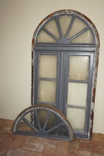 Historisches Fenster Fensterflügel Holzfenster Biedermeier Vintage Antik um 1800