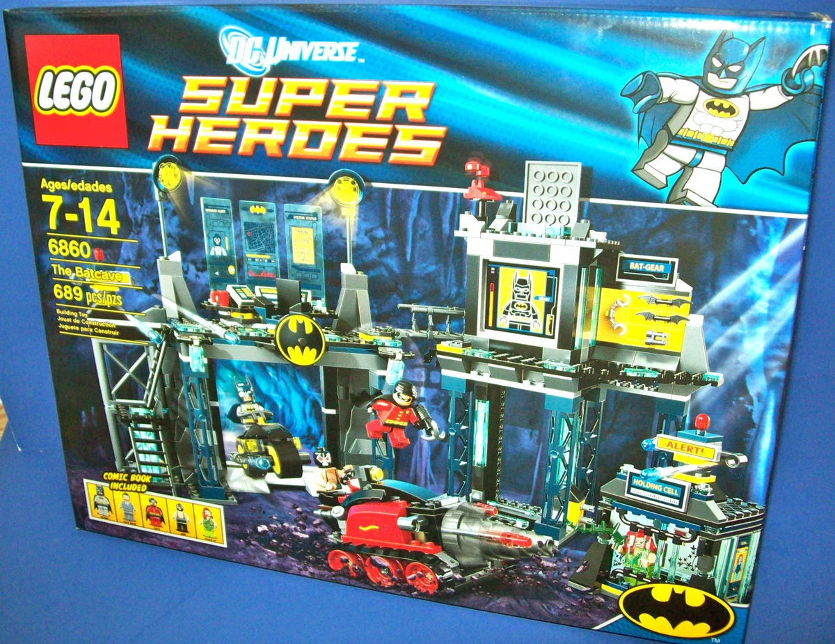 LEGO 6860 Super Heroes THE BATCAVE DC Universe BATMAN sold out