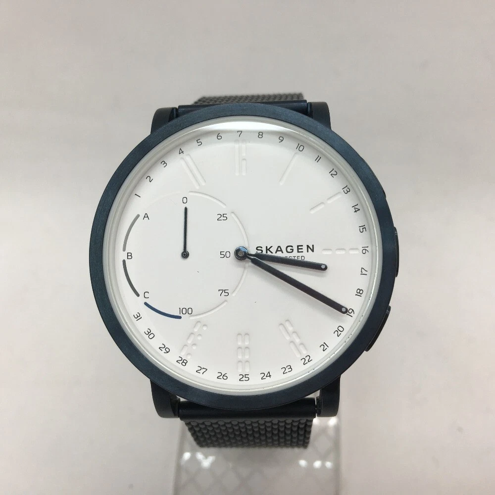 Skagen NDW2G Excellent Quartz Mens White watch from Japan FedEx