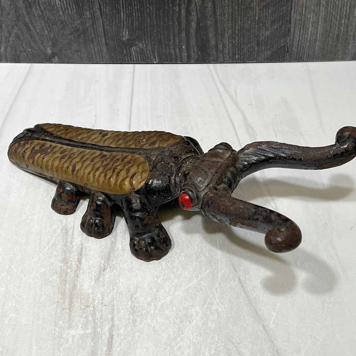 Vintage cast iron boot jack top