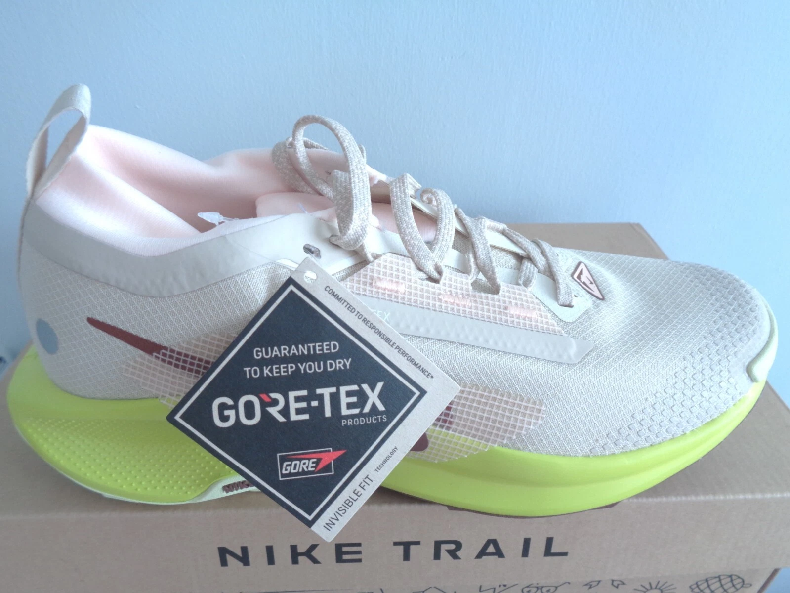 Scarpe da ginnastica Nike Pegasus Trail 5 GTX FQ0912 101 uk 6 eu 40 us 8 5 NUOVE + SCATOLA