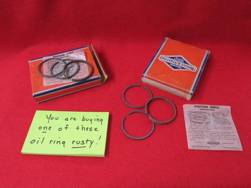 genuine OEM NOS Briggs & Stratton 290290 piston ring set - you are buying 1 set - Picture 2 of 9