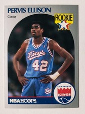 PERVIS ELLISON 1990-91 NBA Hoops Rookie #257 Sacramento Kings