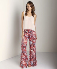 Show Me Your Mumu Roberts Party Pants Winter Garden Floral Flare Bell Palazzo S