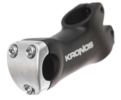 Kronos 1-1/8" 25.4mm Ahead Bike / Bicycle Handlebar Stem - Black & Silver - Picture 5 of 5