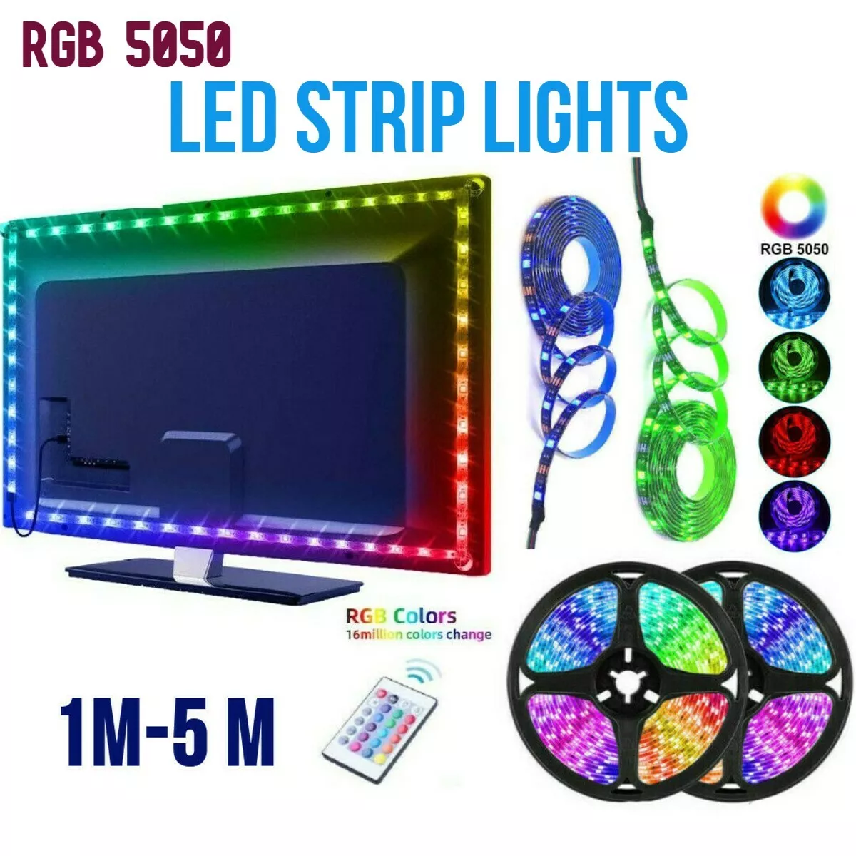 Led lights that change cheap colour with tv