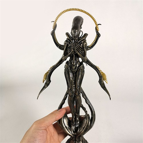 Alien Xenomorph Figure Buddhism Art PVC Figurine Collection Model Toys Gift 28cm - Picture 3 of 12